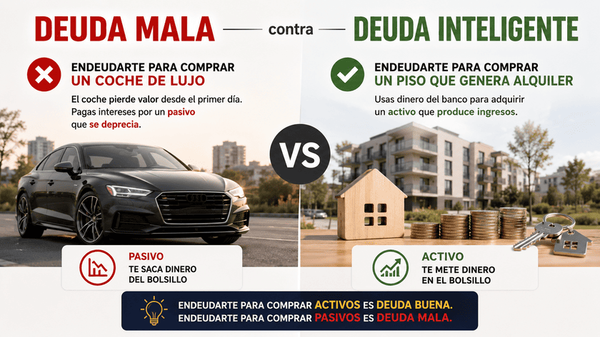 Deuda buena contra deuda mala